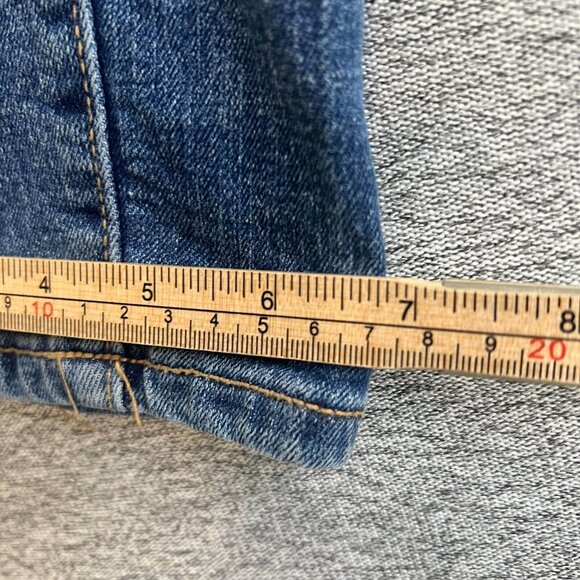 Old Navy Jeans Women's 10L Blue Original Straight Leg Mid Rise Medium Wash Denim - Picture 8 of 11